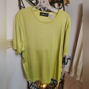 Womens short sleeve Sag Harbor sweater